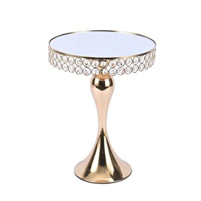 China Viable Decoration Gold Round Metal 2 Tiers Wedding Dessert Table Melamine 3 Layers Cake Stand Cupcake Display Rack Tray For Cake for sale