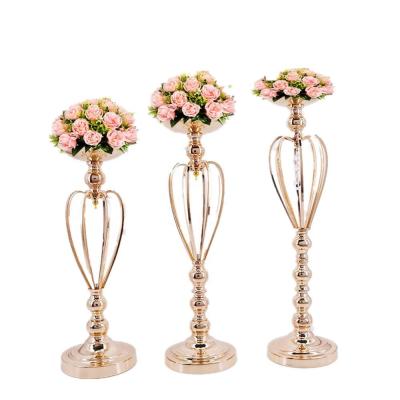 China Decoration Wedding Centerpieces Flower Vase Durable Alternative For Wedding Reception for sale