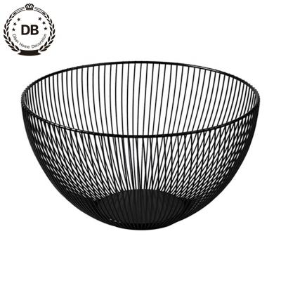 China Factory Sustainable Wholesale Morden Style Cheap Iron Fruit Rolls Vegetable Drain Basket For Kitchen for sale