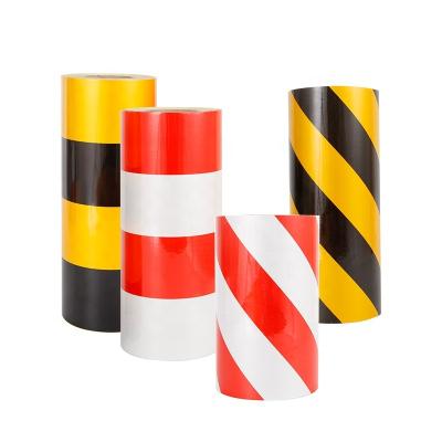 China Caution Evidence Zebra Tape Custom Reflective Stickers Warning Reflective Material For Signage for sale