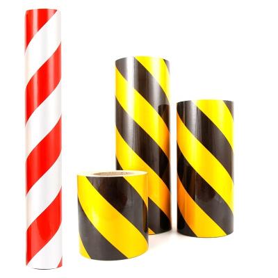 China Untearable Safety Car Black Yellow White Red Waterproof Reflective Sticker For Trucks And Trailers for sale