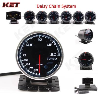 China Volt Defi Advance System Daisy Chain Auto Gauge ZD+6 Measures FB Volt Water Temperature Oil Temp Oil Press Tachometer RPM Turbo Advance Car for sale