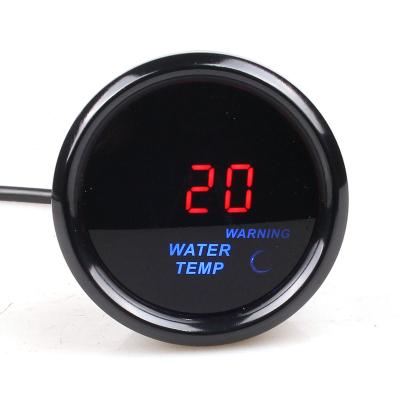 China Gauge Types 2inch Led 52mm Smoke Lens 0-120 Celsius Water Temperature GaugeFor 12V Auto Car Water Temperature Gauge Auto Gauge for sale