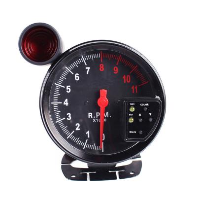 China Gauge Types 5 Inch 7 Colors 0-11000 Tachometer Rpm Gauge Meter for sale