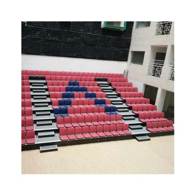 China Avant Durable Cheaper Price Movable Telescopic Bleachers Grandstand , Retractable Seating System for sale