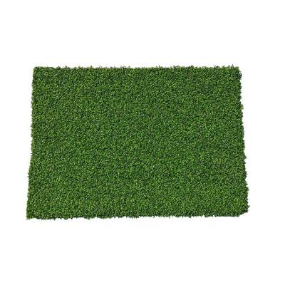 China Avanturf 12mm 15mm High Density Good Quality Two Tone Curved Synthetic 18mm Artificial Golf Grass Mat for sale