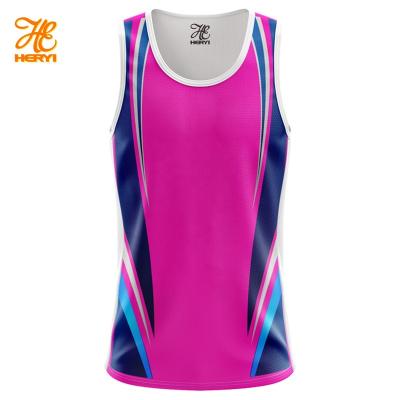 China QUICK-DRY Custom Men's Fitness Vest Shirt Gym Wear Mens Singlet for sale