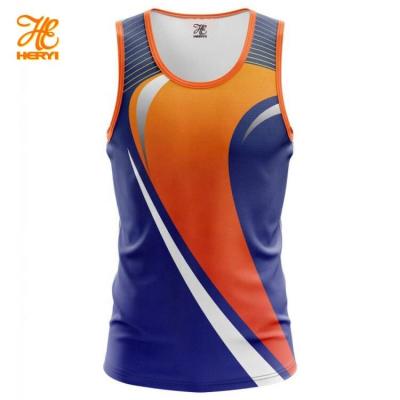 China QUICK DRY 3d copy sublimation printing men's and women's casual fashion bleached blank vests for sale