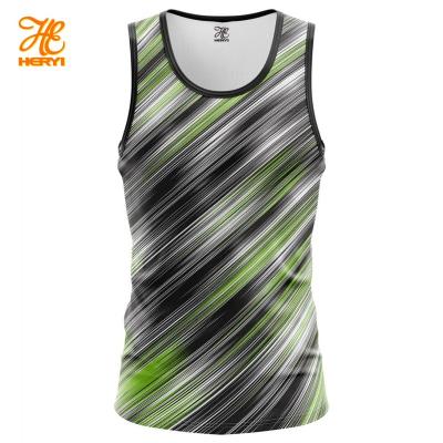 China Wholesale Mens Tank Tops QUICK DRY Sublimation Air Permeability StretchFor Super Soft Mens Tank Tops On Sale In Low Price for sale