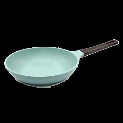 China Contemporary Chinese Wholesale Cake Pan Jade Marble Coating Egg Waffle Stainless Steel Stick Frying Wok Non Cooking Pan 10pc/box for sale