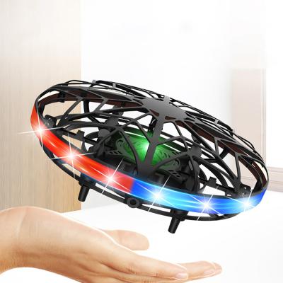 China Other Low MOQ Smart Gesture Sensing UFO Induction Vehicle Drone Flight Spinner Radio Control Toys UFO Planes With Led Light for sale