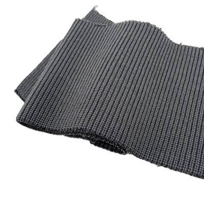 China Fashion Business Men's Clothing 19cm x 100cm Thick Ribbing Ribbing and Binding Knit Fabric for Neckline Cuffs Edges for sale