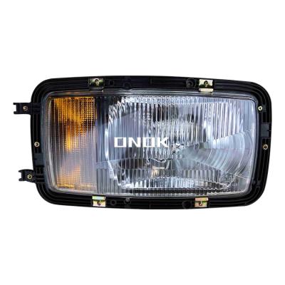 China Truck plastic high quality spare body parts right headlight 6418200861 3818205161 3818203761 for mb truck head lamp for sale