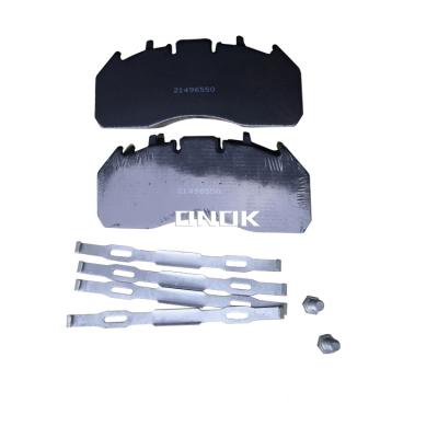 China Semi Metal Truck Parts Brake Pad OEM 21496550 7421496555 21024702 For RVI/VOL Truck Disc Brake Pad Kit for sale