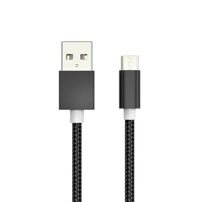 China Fast Charging and High Speed ​​Data Transfer Cable Nylon Braided Micro USB Cable Android Fast Charger Cable, v8 USB Cord Phone Charger for sale