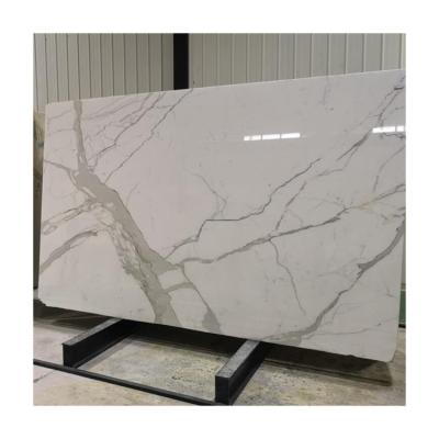 China Modern wholesale natural calacatta gold CALACATTA ORO marble with gray and gold veins marble slab stone tiles for sale