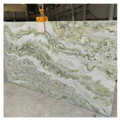 China Contemporary High Quality Indian Lady India Green Marble, Green Onyx Stone Tiles Flooring Marble for sale