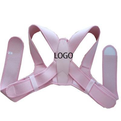 China Breathable Corrector Postural Comfortable Elastic Double Back Belt Pressurized Tasteless Stretch Neoprene Posture Corrector For Women for sale