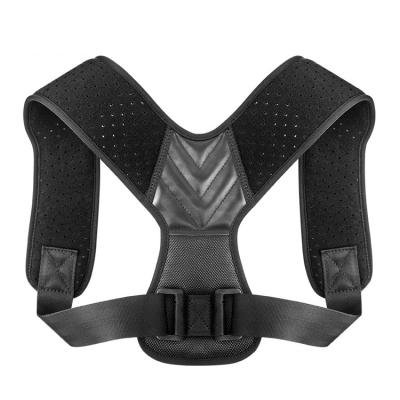 China Easy To Use 2021 New KangLi Adjustable Back Brace Belt Breathable Posture Corrector Clavicle Support For Men And Women for sale