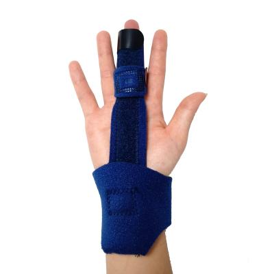 China Comfortable Adjustable Neoprene Foil Support Finger Immobilizer Splint Brace for sale