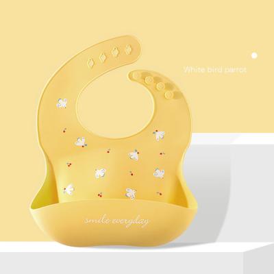 China 3-36 Months Baby Customized 360 Logo Water Proof Silicone Baby Bibs Dongguan Shengdao Disposable Silicone Baby Bibs Set for sale