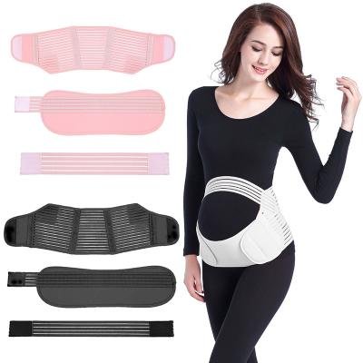 China Pregnancy Lumbar Support Waist Trainer Postpartum Maternity Brace Breathable Adjustable Belt for sale