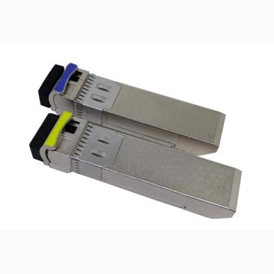 China FTTH SFP Optical Module RoHS Compliant 10Gb/s 10km Range 1270/1330nm SFP+ Bidirectional Transceiver for sale