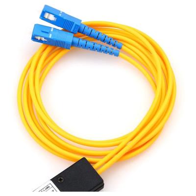 China Fiber Optic Splitter 1310 1550nm 1*2 Fiber Optic Fbt Splitter 1*2 Dual Fiber Optic Fbt Splitter ABS BOX FKSPL-001 for sale