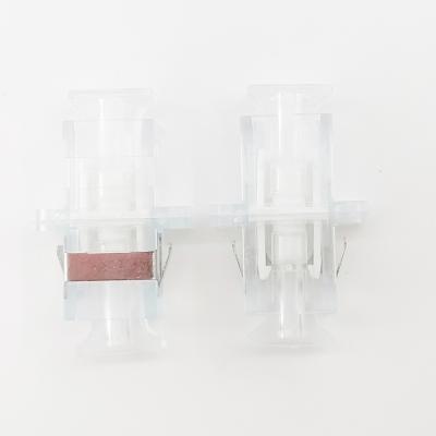 China Other Transparent SC PC Adapter SC UPC Simplex Shell SM Fiber Optic Adapter Wholesale for sale