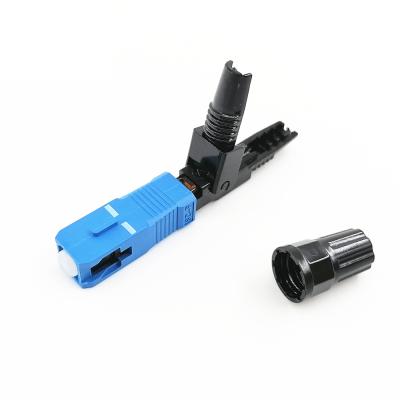 China Other SC UPC Quick Connector For FTTH Drop Cable Field Termination Fiber Optic Quick Connector for sale