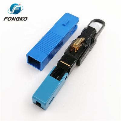 China Other FTTH Communication Single Mode Fast Fiber Optic Fast Connector SC UPC for sale