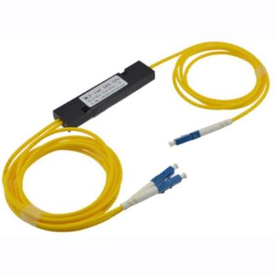 China FTTH network ABS singlemode fiber splitter fbt 1x2 50/50 LC UPC FTTX optical coupler 1310nm or 1490nm or 1550nm for sale