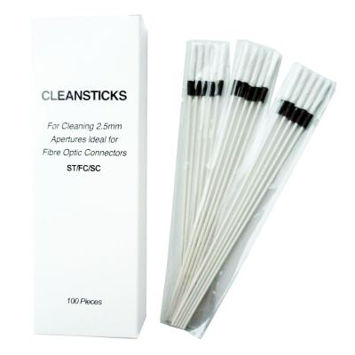 China FTTH Clean Stick To Clean 2.5mm Aperture Ideal For Fiber Optic FC Connector ST SC Cleansticks for sale