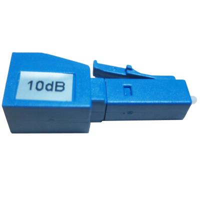 China FTTH Manufacturing (1-30dB Per Support Customized) 10dB Male To Female LC/UPC Fiber Optic Attenuator for sale