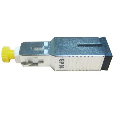 China FTTH Male Female Type Fiber Optic SC/UPC SM 1dB To 30dB Fixed Variable Attenuator for sale