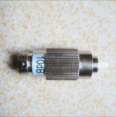 China FTTH Attenuator FC/APC SM Plug Type 7/10dB - 1 - 30dB Male To Female Optical Fiber Attenuator for sale