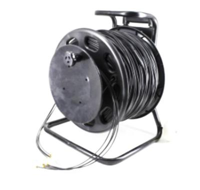 China FTTH FTTB FTTX Network Motorized Retractable Fiber Cable Drum/Tactical Reel Trolley/Reel 550m/1000m for sale