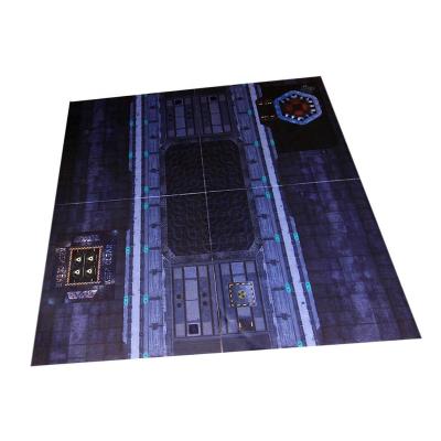 China Sustainable Large Size Non-Slip Supporting Natural Rubber Game Table Mat for sale