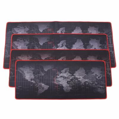 China Keyhole Edge Base Rubber Fabric Printed Quilted Top Mouse Pad for sale