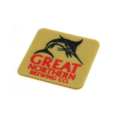 China Custom Logo Eco - Friendly Molded Rubber PVC Coaster Custom Made for sale