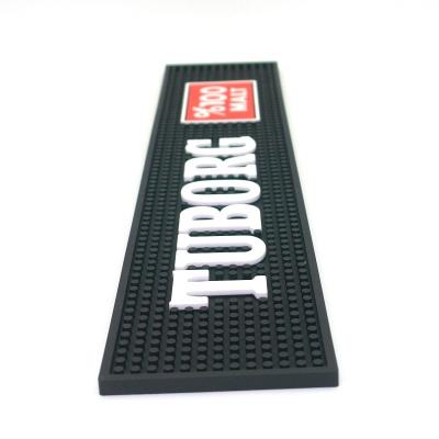 China Sustainable Bar Mat Factory Silicone Bar Mat With Custom Logo for sale