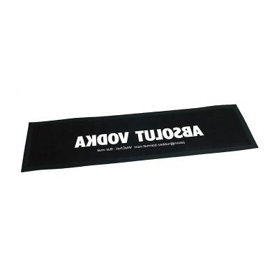 China Sustainable Full Color Printed Rubber Felt Bar Mat for sale