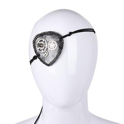 China Custom High Quality Eco-friendly Logo Cos Pirate Punk Eyeshade Travel Rest Eye Masks for sale