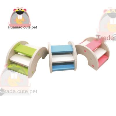 China REPTILES hamster swing bridge hamster toy supply eco-friendly wooden pet supplies toys wholesale for sale