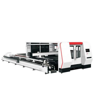 China Building Material Stores CNC Laser Cutting Machine Cortadora Industry Laser Equipment For Metal Pipe Strip Cutting And for sale