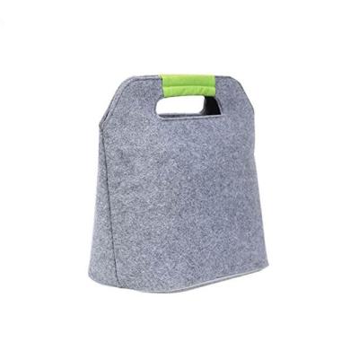 China High Quality Felt Insulated Food Wholesale Fabric Lunch Cooler Bag For Outdoor Travel for sale