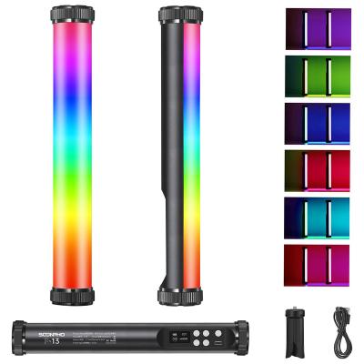 China Soonpho P13 RGB LED Visual Light Stick Photography Light Handheld Magic Wand with Light Stand, Dimmable Full Color 3200K~8500K P13 for sale