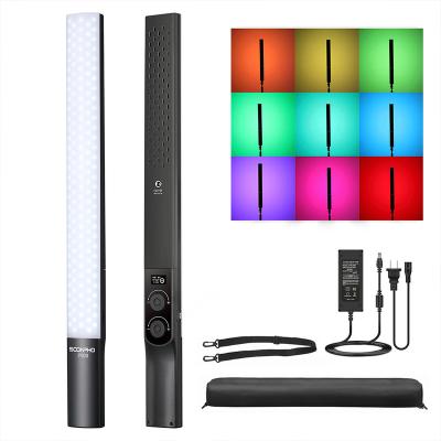 China Soonpho P20 Universal Handheld LED Video Light Kit RGB Light Stick with 4400mAh Battery CRI 97, 20W, 2500-8500K for sale