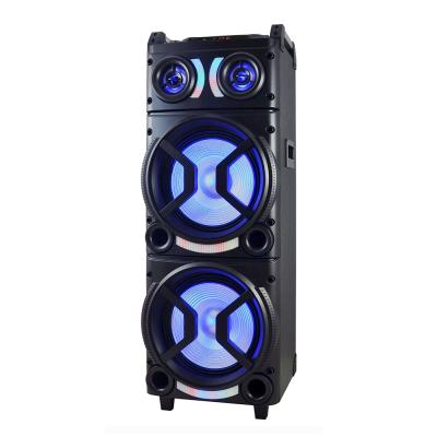 China DTS double portable 12 inch party bluetooth speaker cart for sale