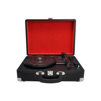 China Best Multifunctional Selling All In One Retro Suitcase Bluetooth Turntable Vinyl Record Player for sale